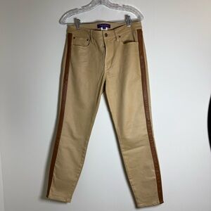 Ralph Lauren Purple Label Tan Stretch Jeans